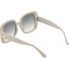Vince Camuto Women’s Vc1125 Oversized 100% Uv400 Protective Square Sunglasses. Luxe Gifts for Her, 52 Mm(Ivory)