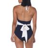 Vince Camuto Women’s Wrap Tie One Piece Swimsuit(Ebb & Flow Deep Sea)