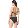 Vince Camuto womens Underwire Bikini Top(Black)