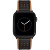 Vince Camuto Fashion Bands for Apple Watch, Secure, Adjustable, Apple Watch Replacement Band, Fits Most Wrists(Black/Camel Brown)