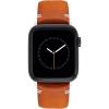 imageVince Camuto Fashion Bands for Apple Watch Secure Adjustable Apple Watch Replacement Band Fits Most WristsHoney Brown Leather