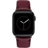 Vince Camuto Fashion Bands for Apple Watch, Secure, Adjustable, Apple Watch Replacement Band, Fits Most Wrists(Leather Band for Apple Watch Burgundy)
