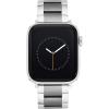 Vince Camuto Fashion Bands for Apple Watch, Secure, Adjustable, Apple Watch Replacement Band, Fits Most Wrists(Silver/Gunmetal Grey)