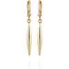 Vince Camuto Gold-Tone Spear Drop Huggie Hoop Earrings