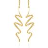 Vince Camuto Gold-Tone Spiral Drop Earrings