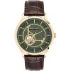 Vince Camuto Men’s Automatic Movement Croco-Grain Leather Strap Watch, VC/1160