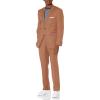 Vince Camuto Men’s Slim Fit Stretch Suit(Light Orange Solid)