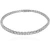 Vince Camuto Silver-Tone CZ Tennis Bracelet