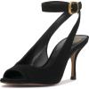 Vince Camuto Women’s Pavles Heeled Sandal(Black Suede)
