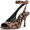 Vince Camuto Women’s Pavles Heeled Sandal(Leopard Print Patent)