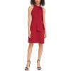 Vince Camuto Women’s Sleeveless Halter Tie Neck Shift Mini Dress(Red)