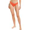 Vince Camuto Women’s Standard Cheeky Bikini Bottom(Orange)