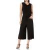 Vince Camuto Women’s Stretch Soft Solid Dress(Black)