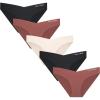 Vince Camuto Women’s Underwear Seamless Bikini, No Show Breathable Ladies Panties, Soft and Stretchy, Ropa Interior, 5 Pack(Nutmeg/Ballet/Black)