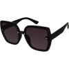 Vince Camuto Women’s Vc1064 Oversized 100% Uv Protective Square Sunglasses. Luxe Gifts for Her, 62 Mm(Black)