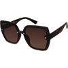 Vince Camuto Women’s Vc1064 Oversized 100% Uv Protective Square Sunglasses. Luxe Gifts for Her, 62 Mm(Tortoise)