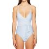 Vince Camuto Women’s Wrap Tie One Piece Swimsuit(Papaya)