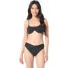 Vince Camuto womens Underwire Bikini Top(Black)