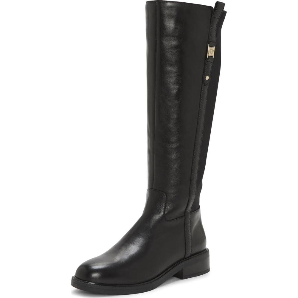 imageVince Camuto Womens Annora Wide Calf Knee High BootBlack Leather