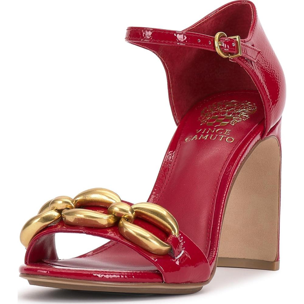 imageVince Camuto Womens Aurelia Heeled SandalFlame Patent