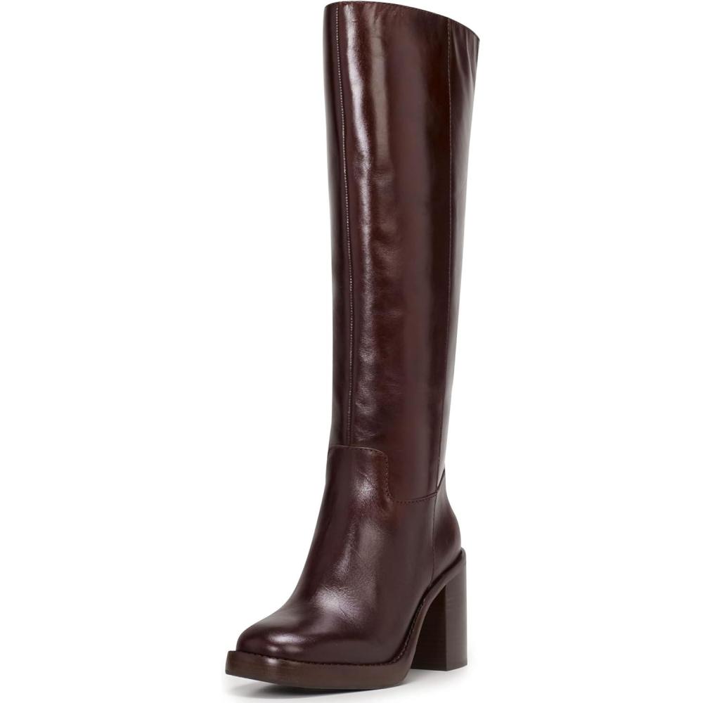 imageVince Camuto Womens Biancaa Knee High BootDark Mahogany Wide Calf