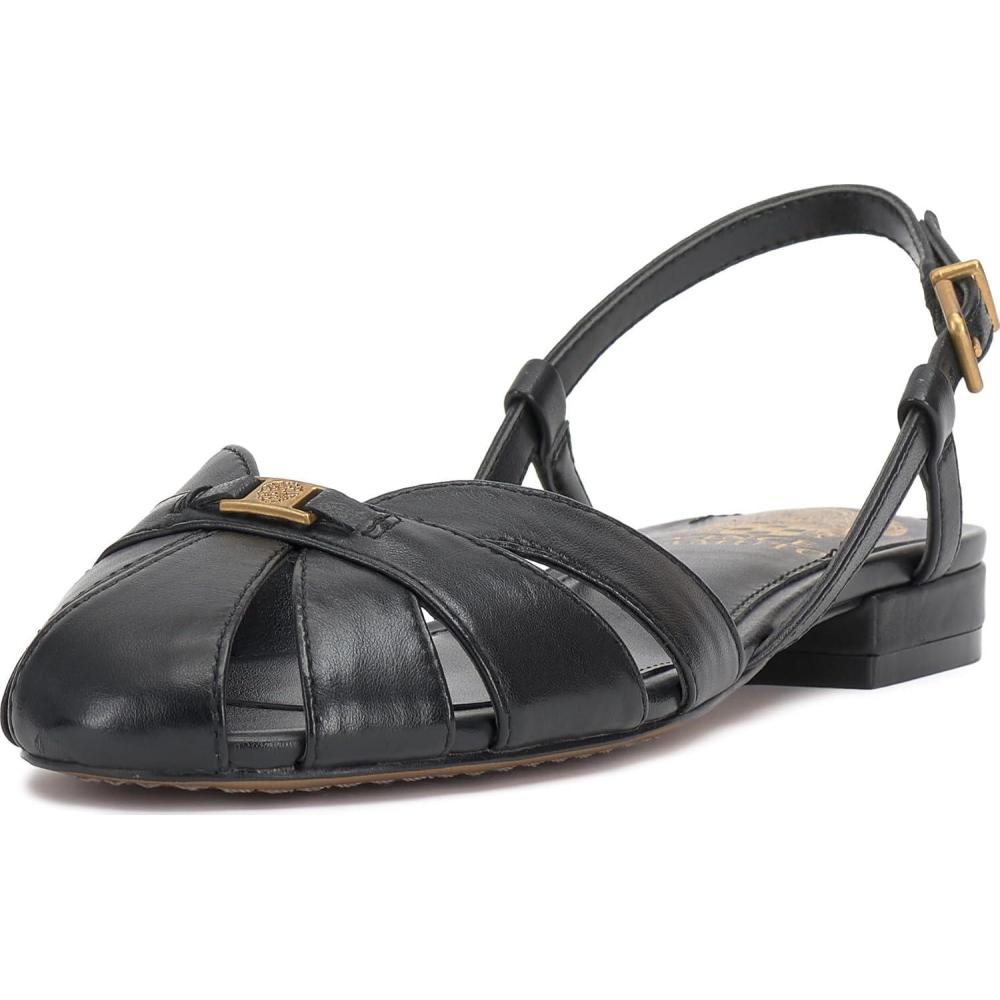 imageVince Camuto Womens Cacey Flat SandalBlack