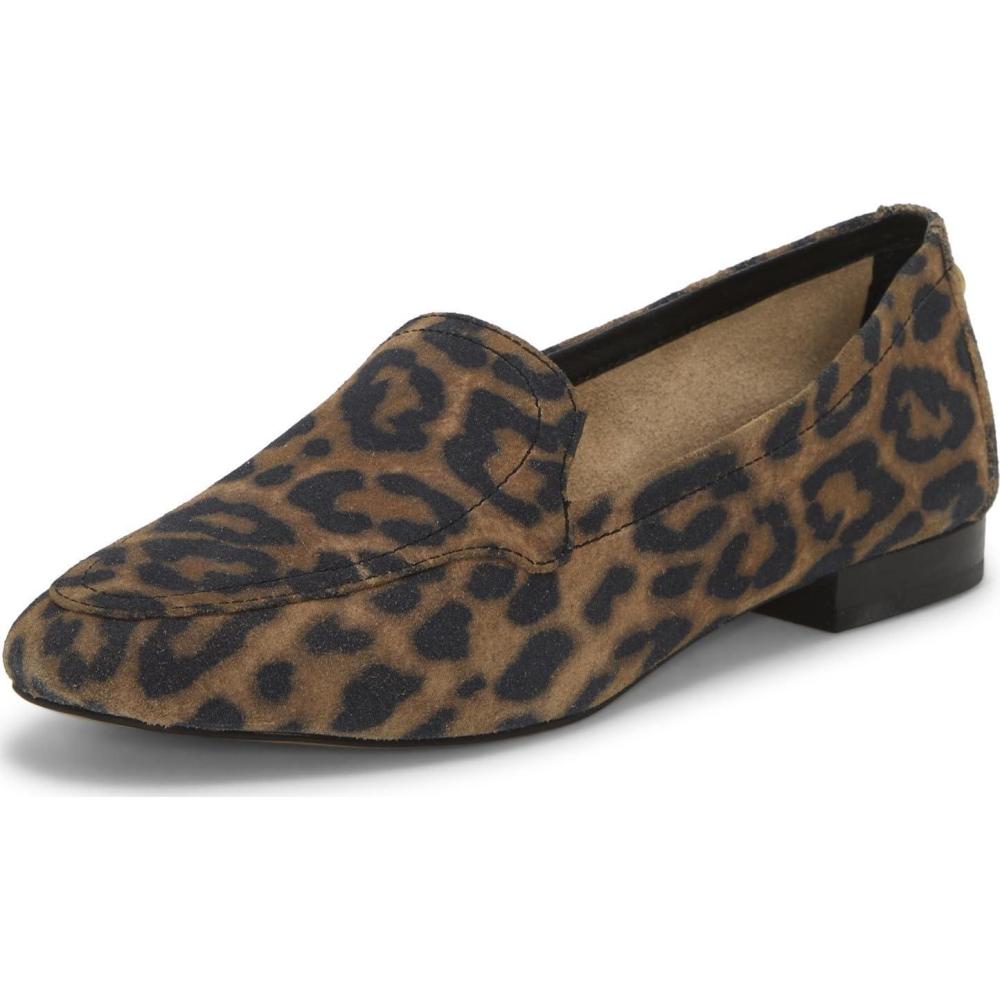 imageVince Camuto Womens Cintha Loafer FlatLeopard Print Suede