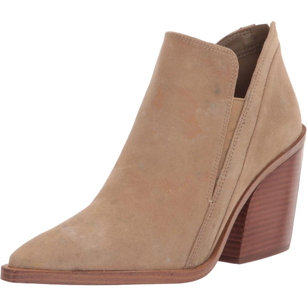 imageVince Camuto Womens Footwear Gradina Block Heel Ankle BootiesTortilla