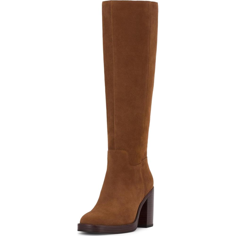 imageVince Camuto Womens Gibi Extra Wide Calf Knee High BootBurnt Sugar Suede Extra Wide Calf