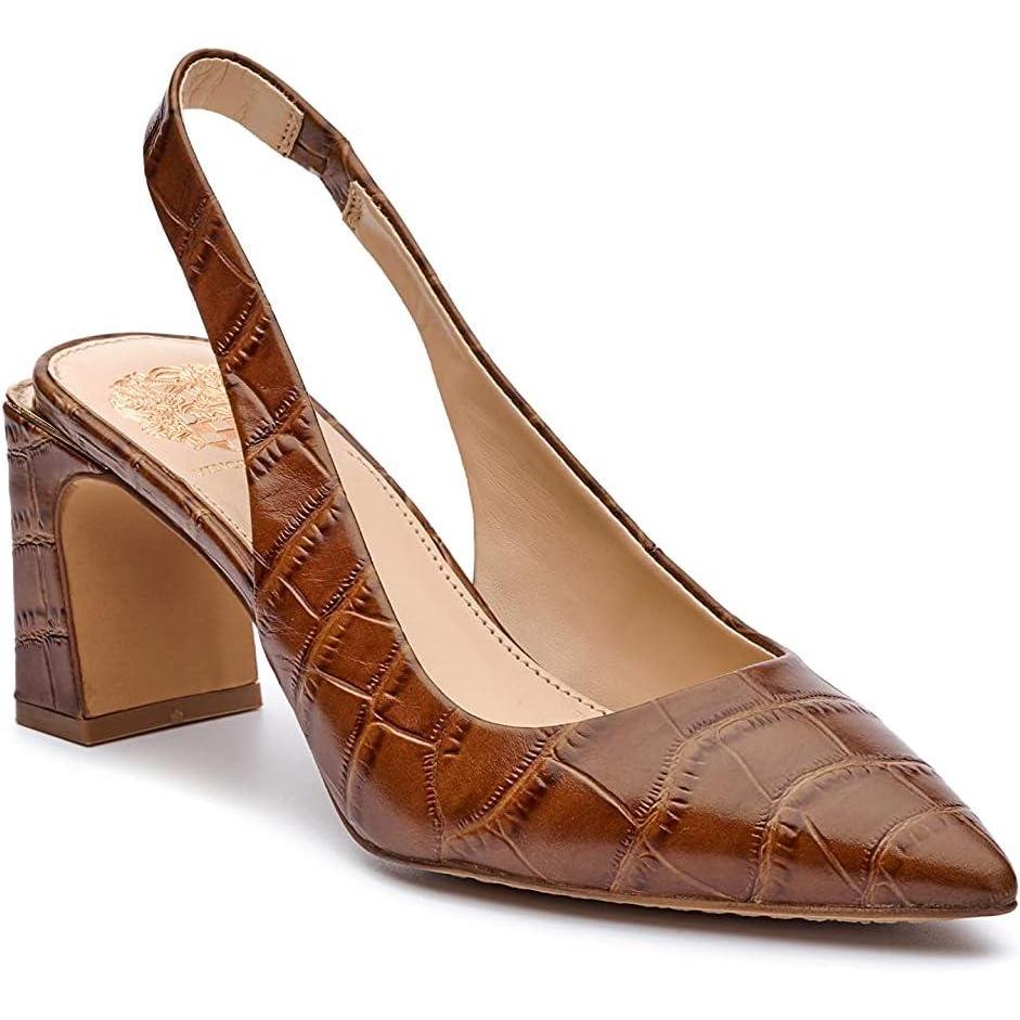 imageVince Camuto Womens Hamden Slingback PumpBarn Brown