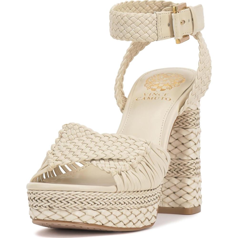 imageVince Camuto Womens Pessa Platform SandalPanna Creme Woven