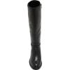 Vince Camuto Women’s Adria Wide Calf Knee High Boot(Black Leather)
