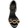 Vince Camuto Women’s Aurelia Heeled Sandal(Black Patent)