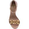 Vince Camuto Women’s Aurelia Heeled Sandal(Chai Latte Croco Print)