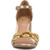 Vince Camuto Women’s Aurelia Heeled Sandal(Egyptian Gold)