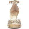 Vince Camuto Women’s Blaine Heeled Sandal(Egyptian Gold)