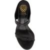 Vince Camuto Women’s Brisa Heeled Sandal(Black)