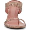 Vince Camuto Women’s Brisa Heeled Sandal(Pale Pink Snake Print)