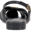 Vince Camuto Women’s Cacey Flat Sandal(Black)