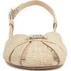 Vince Camuto Women’s Cacey Flat Sandal(Light Straw/Ecru Woven)