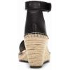 Vince Camuto Women’s Leera Espadrille Wedge Sandal(Black)