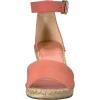 Vince Camuto Women’s Leera Espadrille Wedge Sandal(Fancy Flamingo)