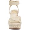 Vince Camuto Women’s Pessa Platform Sandal(Panna Creme Woven)