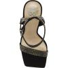Vince Camuto Women’s Saprenda Heeled Sandal(Black Suede)