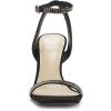 Vince Camuto Women’s Saprenda Heeled Sandal(Black Suede)