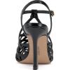 Vince Camuto Women’s Scarla Heeled Sandal(Black)