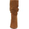 Vince Camuto Womens Skylar Slouchy Leather Mid-Calf Boots(Golden Walnut)
