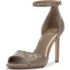 Vince Camuto Women’s Aliza Heeled Sandal(Taupe)