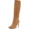 Vince Camuto Women’s Arendie Knee High Boot(Sandy Brown Suede)