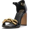 Vince Camuto Women’s Aurelia Heeled Sandal(Black Patent)